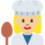 Köchin: mittelhelle Hautfarbe-Emoji auf X / Twitter
