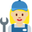 Woman Mechanic: Medium-Light Skin Tone emoji on X / Twitter
