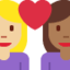X / Twitter üzerinde Kalpli çift: kadın kadın orta açık cilt tonu orta koyu cilt tonu emojisi