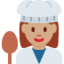 Woman Cook: Medium Skin Tone emoji on X / Twitter