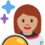 Emoji Astronauta donna: carnagione olivastra su X / Twitter