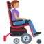 Woman in Motorized Wheelchair Facing Right: Medium Skin Tone emoji on X / Twitter