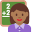 Woman Teacher: Medium-Dark Skin Tone emoji on X / Twitter
