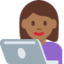 Woman Technologist: Medium-Dark Skin Tone emoji on X / Twitter