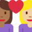 X / Twitter üzerinde Kalpli çift: kadın kadın orta koyu cilt tonu orta açık cilt tonu emojisi
