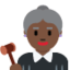 Woman Judge: Dark Skin Tone emoji on X / Twitter
