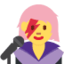 Woman Singer emoji on X / Twitter