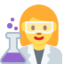 Wissenschaftlerin-Emoji auf X / Twitter