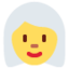 Woman: White Hair emoji on X / Twitter