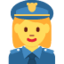 Woman Police Officer emoji on X / Twitter