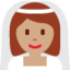 Frau mit Schleier: mittlere Hautfarbe-Emoji auf X / Twitter