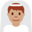X / Twitter üzerinde Duvaklı erkek: orta cilt tonu emojisi
