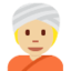 Person Wearing Turban: Medium-Light Skin Tone emoji on X / Twitter