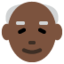 Old Man: Dark Skin Tone emoji on X / Twitter