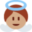 Emoji Angioletto: carnagione olivastra su X / Twitter
