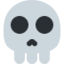 Emoji Tengkorak pada X / Twitter