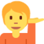 Person Tipping Hand emoji on X / Twitter