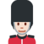 Emoji Pengawal: ton kulit cerah pada X / Twitter