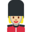 Wachsoldatin: mittelhelle Hautfarbe-Emoji auf X / Twitter