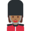 Emoji Guarda mulher: pele morena escura no X / Twitter