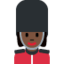 Emoji Garde femme : peau foncée sur X / Twitter