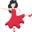 Emoji Danseuse : peau claire sur X / Twitter