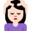 Woman Getting Massage: Light Skin Tone emoji on X / Twitter