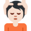 Emoji Urut muka: ton kulit cerah pada X / Twitter