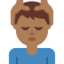Man Getting Massage: Medium-Dark Skin Tone emoji on X / Twitter