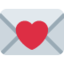 Emoji Lettera d’amore su X / Twitter