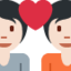 Couple with Heart: Light Skin Tone emoji on X / Twitter
