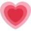 Growing Heart emoji on X / Twitter