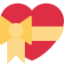 Heart with Ribbon emoji on X / Twitter
