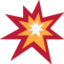 Collision emoji on X / Twitter