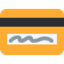 Emoji Carta di credito su X / Twitter