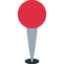 Round Pushpin emoji on X / Twitter