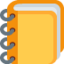 Emoji Livro contábil no X / Twitter