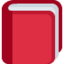 Emoji Libro chiuso su X / Twitter