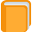 Emoji Buku oren pada X / Twitter