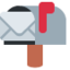Offener Briefkasten mit Post-Emoji auf X / Twitter