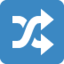 אימוג'י סמל השמעה אקראית ב-X / Twitter