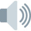 Speaker High Volume emoji on X / Twitter