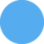 Blue Circle emoji on X / Twitter