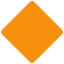 Large Orange Diamond emoji on X / Twitter