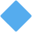 Large Blue Diamond emoji on X / Twitter