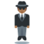 Person in Suit Levitating: Medium-Dark Skin Tone emoji on X / Twitter