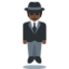 Person in Suit Levitating: Dark Skin Tone emoji on X / Twitter