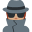 Emoji Detektif: ton kulit sederhana pada X / Twitter