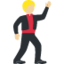 Man Dancing: Medium-Light Skin Tone emoji on X / Twitter