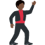 Man Dancing: Dark Skin Tone emoji on X / Twitter